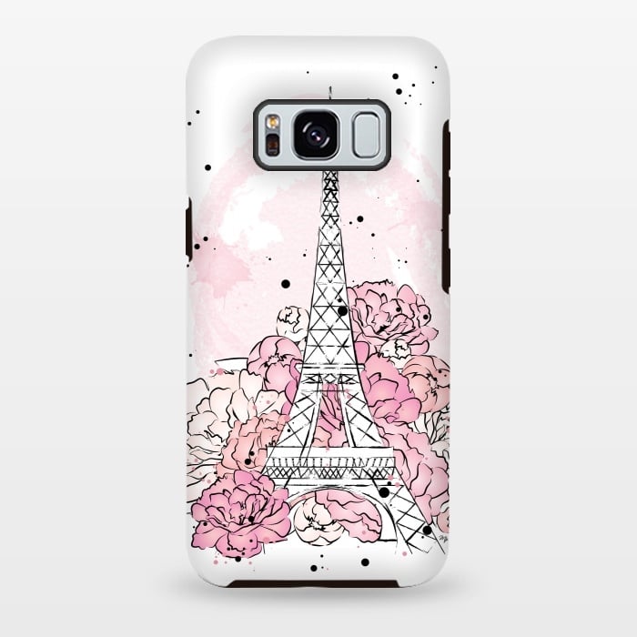 Galaxy S8 plus StrongFit Peony Paris by Martina