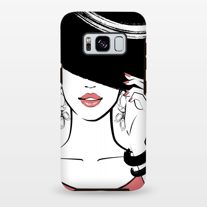Galaxy S8 plus StrongFit Girl in a Hat por Martina