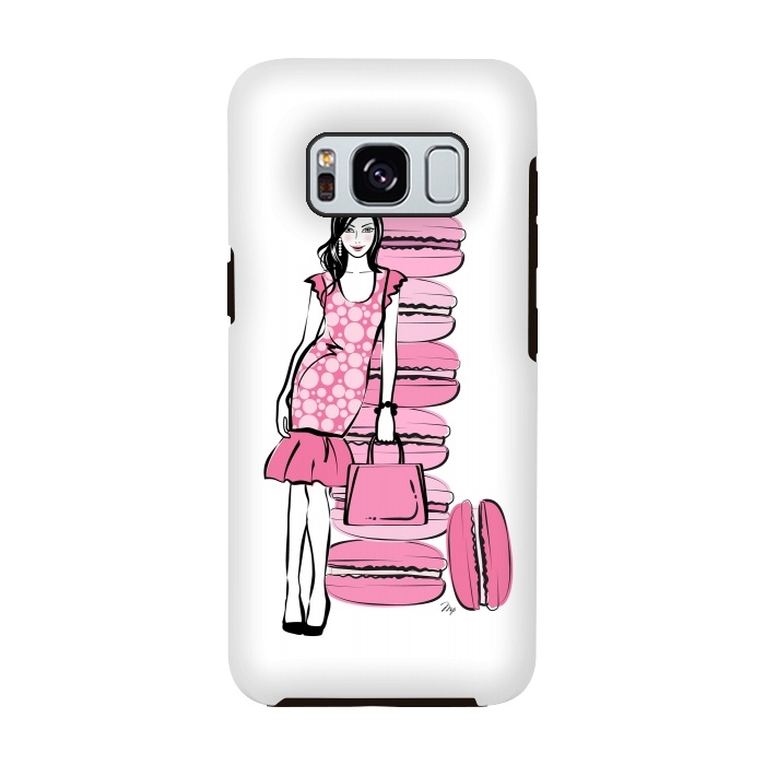 Galaxy S8 StrongFit Macaron Lover by Martina