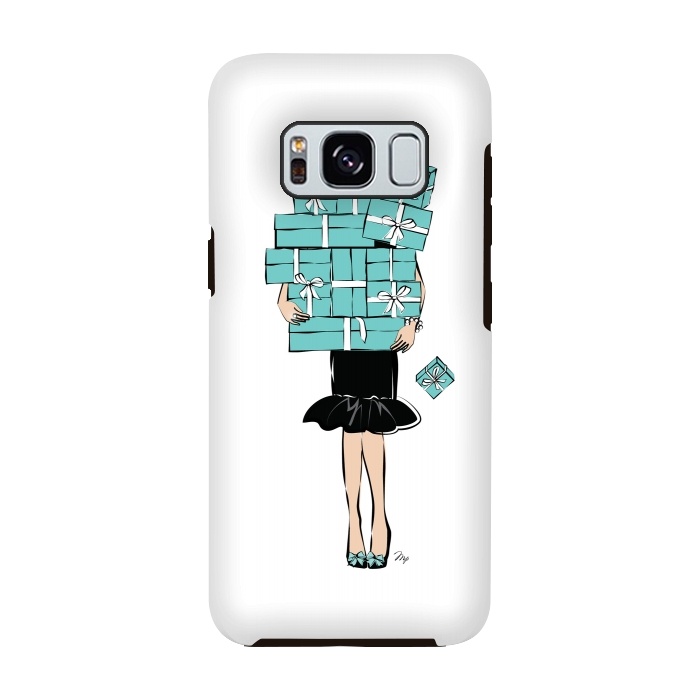 Galaxy S8 StrongFit Tiffany's Box Girl by Martina