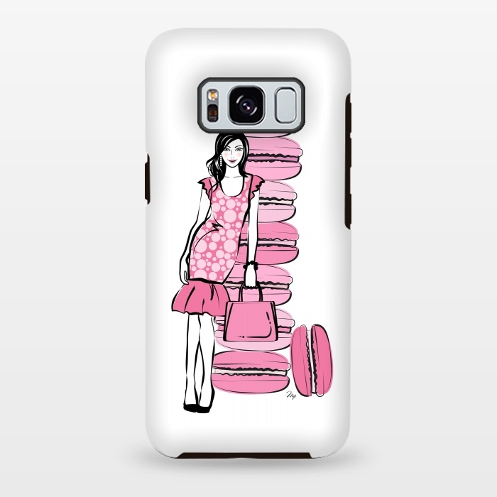 Galaxy S8 plus StrongFit Macaron Lover by Martina