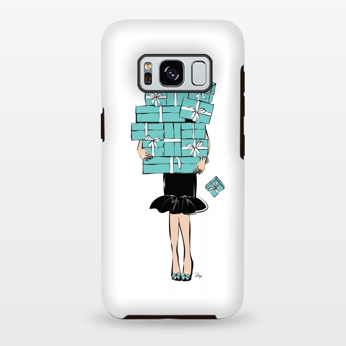Galaxy S8 plus StrongFit Tiffany's Box Girl by Martina