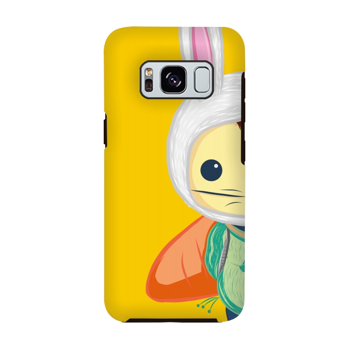 Galaxy S8 StrongFit Little Bunny by Alejandro Orjuela