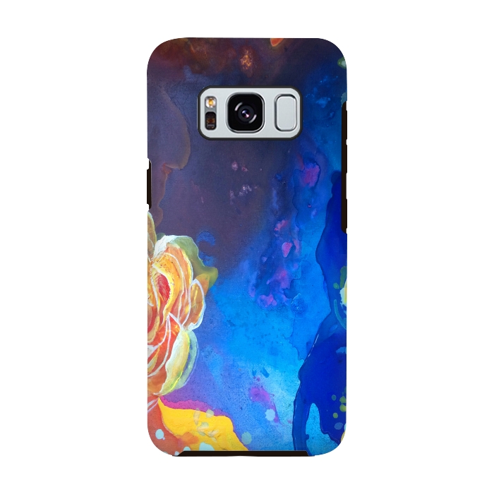 Galaxy S8 StrongFit Mad Lucy's Golden Roses by ANoelleJay