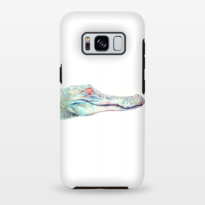 Galaxy S8 plus StrongFit Albino Aligator by Brandon Keehner