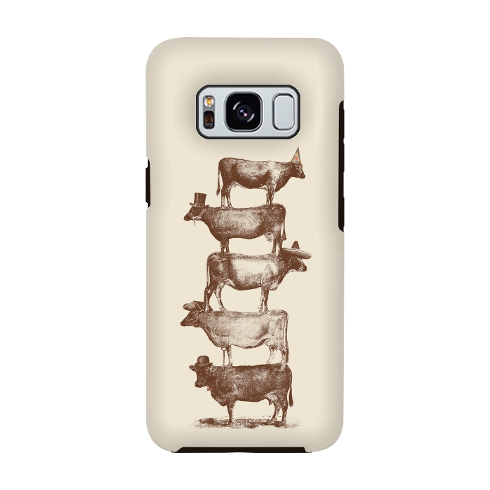 Galaxy S8 StrongFit Cow Cow Nuts by Florent Bodart