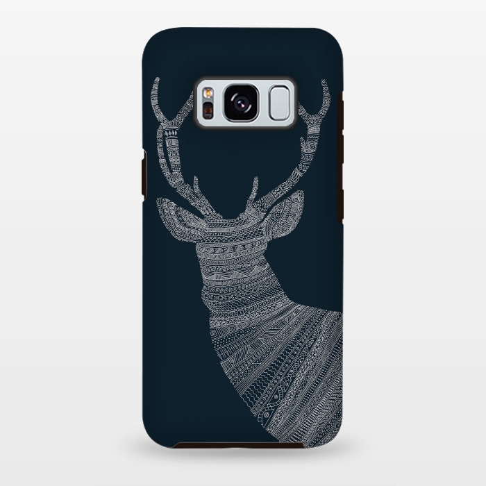 Galaxy S8 plus StrongFit Stag Blue Poster blue by Florent Bodart