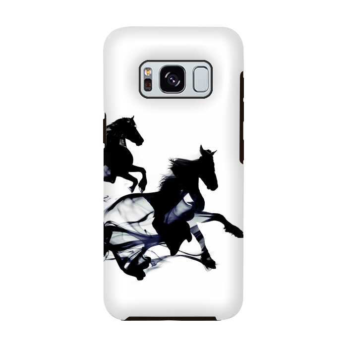 Galaxy S8 StrongFit Black Horses by Róbert Farkas