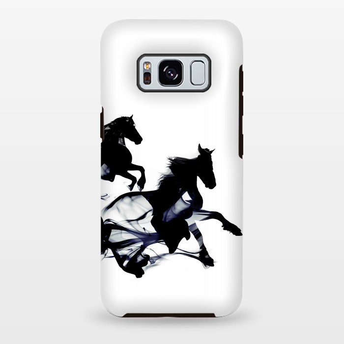 Galaxy S8 plus StrongFit Black Horses by Róbert Farkas