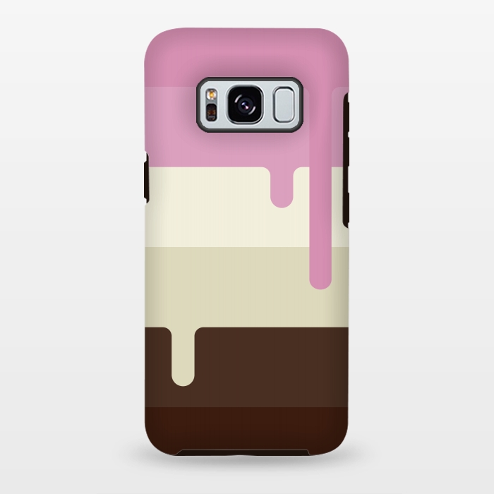 Galaxy S8 plus StrongFit Neapolitan Ice Cream by Dellán