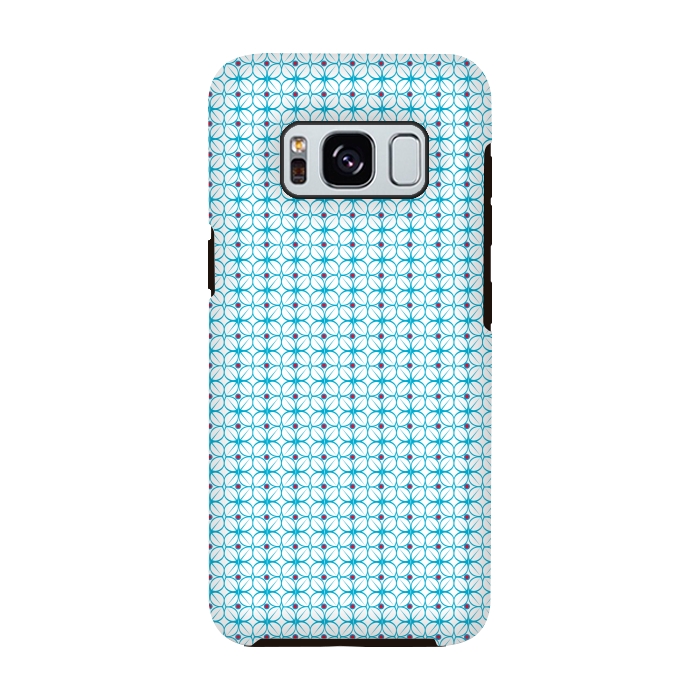 Galaxy S8 StrongFit Blue Pattern by Karim Luengo