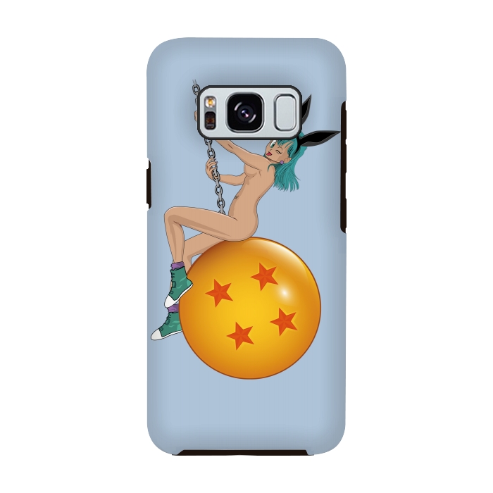 Galaxy S8 StrongFit Bunny Ball ( Nude) by Samiel Art