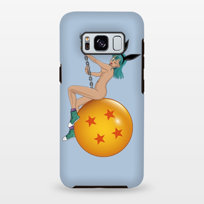 Galaxy S8 plus StrongFit Bunny Ball ( Nude) by Samiel Art