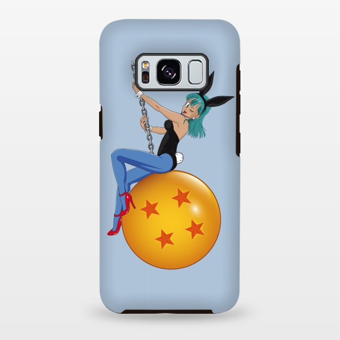 Galaxy S8 plus StrongFit Bunny Ball by Samiel Art