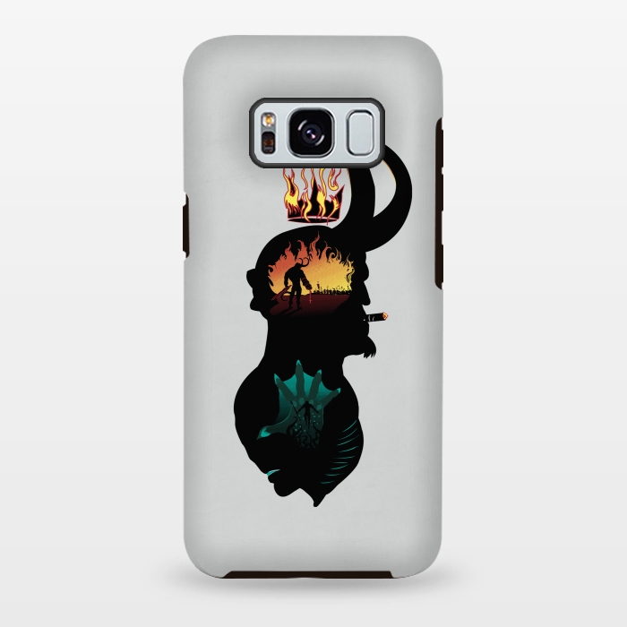 Galaxy S8 plus StrongFit Paranormal Agents by Samiel Art