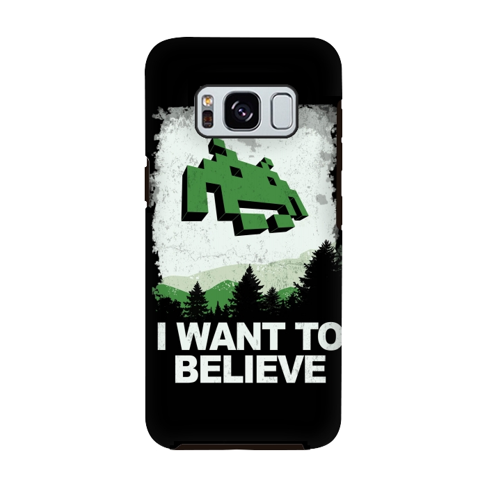 Galaxy S8 StrongFit I WANT TO BELIEVE by SKULLPY