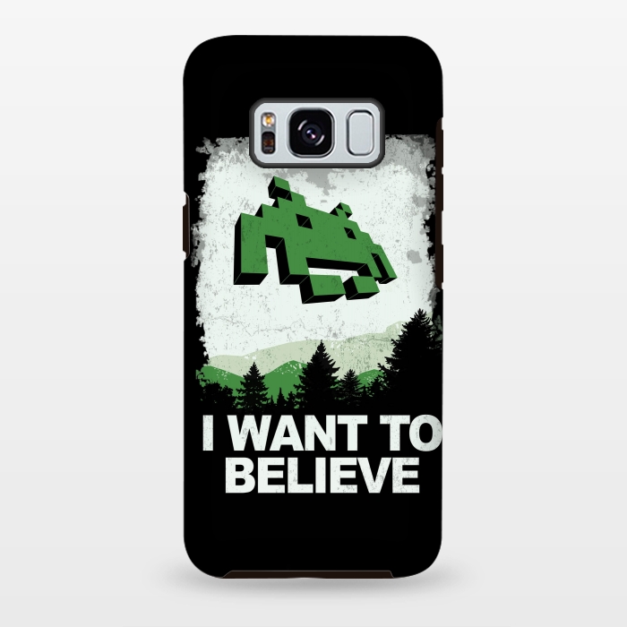 Galaxy S8 plus StrongFit I WANT TO BELIEVE by SKULLPY