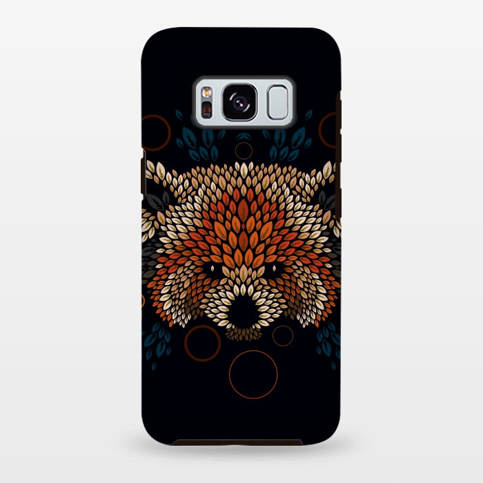 Galaxy S8 plus StrongFit Red Panda Face by Q-Artwork