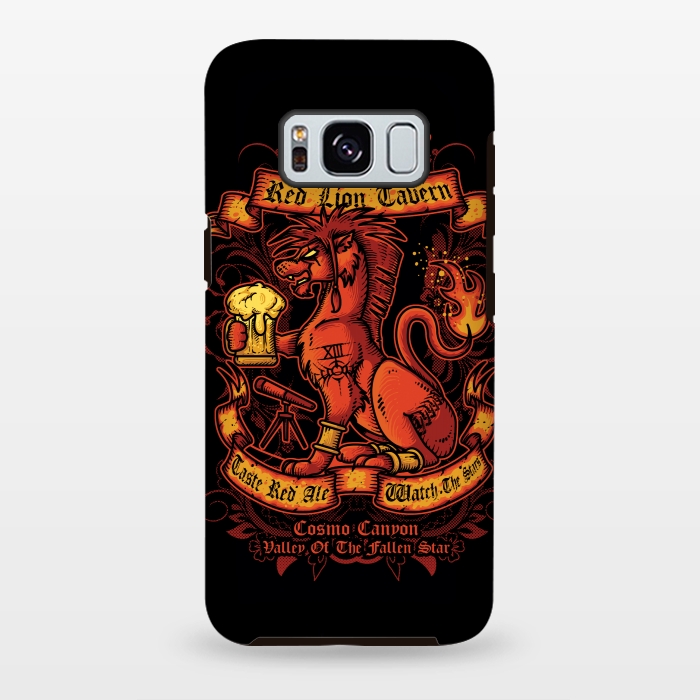Galaxy S8 plus StrongFit Red Lion Tavern by Q-Artwork