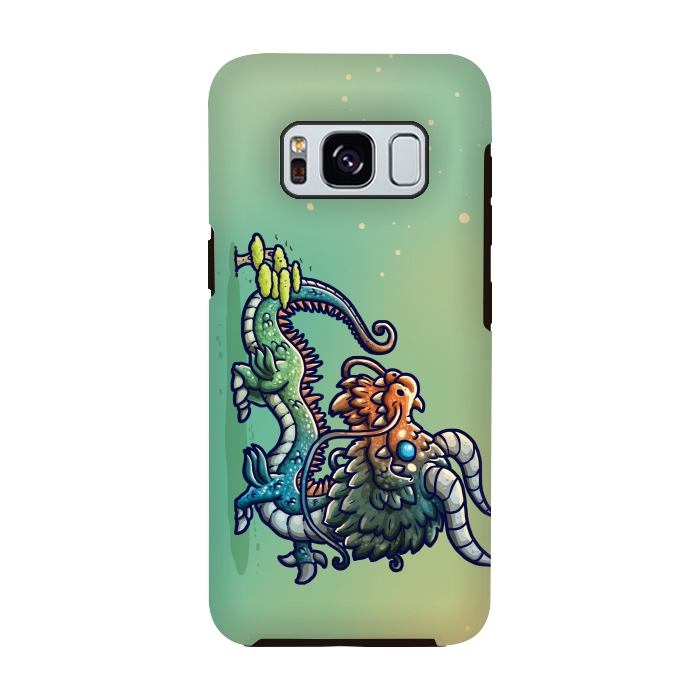 Galaxy S8 StrongFit Cute Chinese Dragon by Q-Artwork