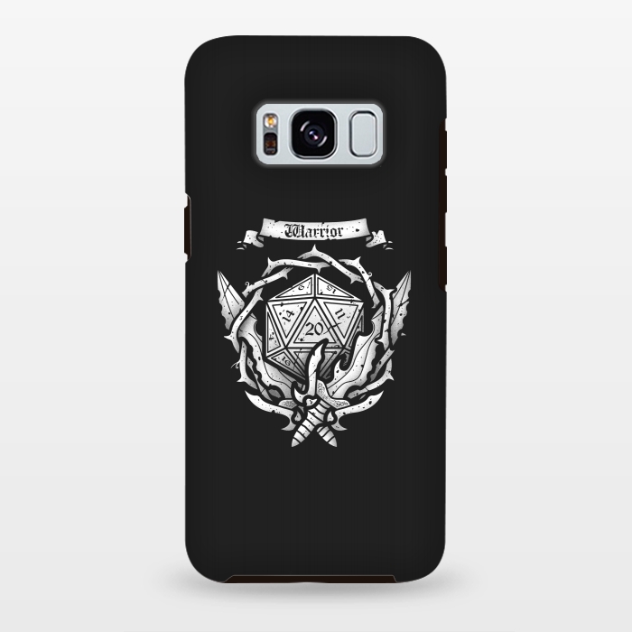 Galaxy S8 plus StrongFit Warrior Crest by Q-Artwork