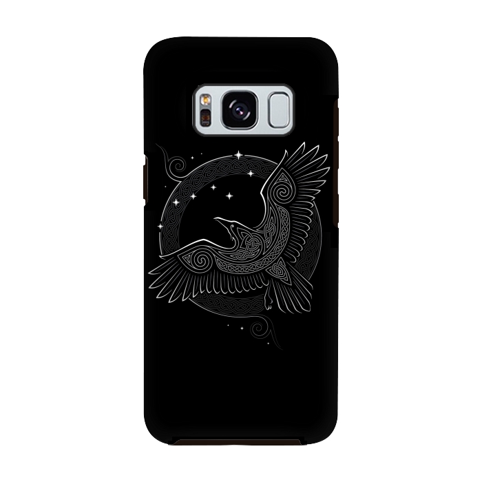 Galaxy S8 StrongFit NORTHERN RAVEN ( Path to the North ) by RAIDHO