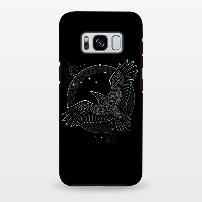 Galaxy S8 plus StrongFit NORTHERN RAVEN ( Path to the North ) by RAIDHO