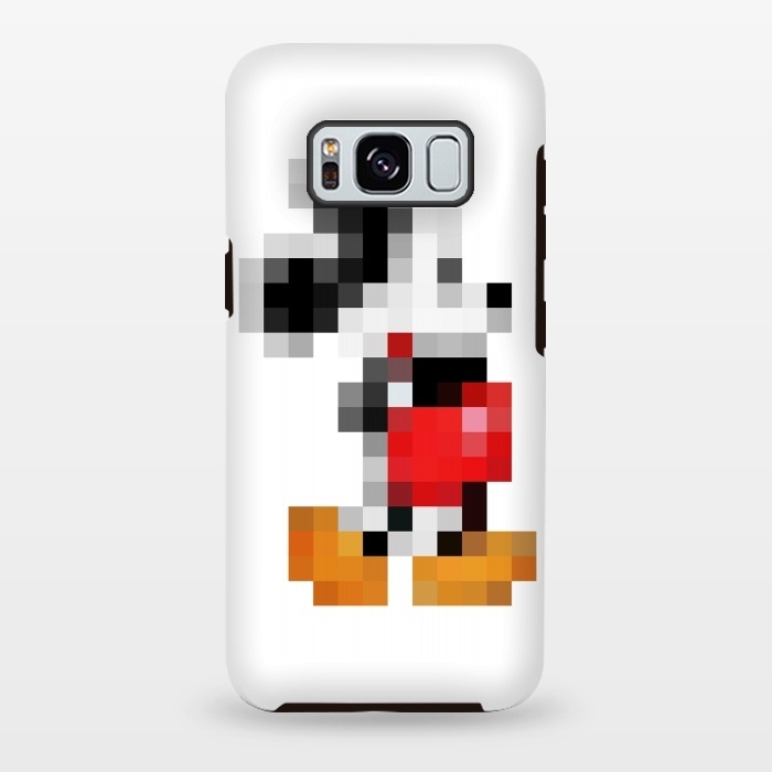 Galaxy S8 plus StrongFit Mickey Mouse Pixel by Alisterny