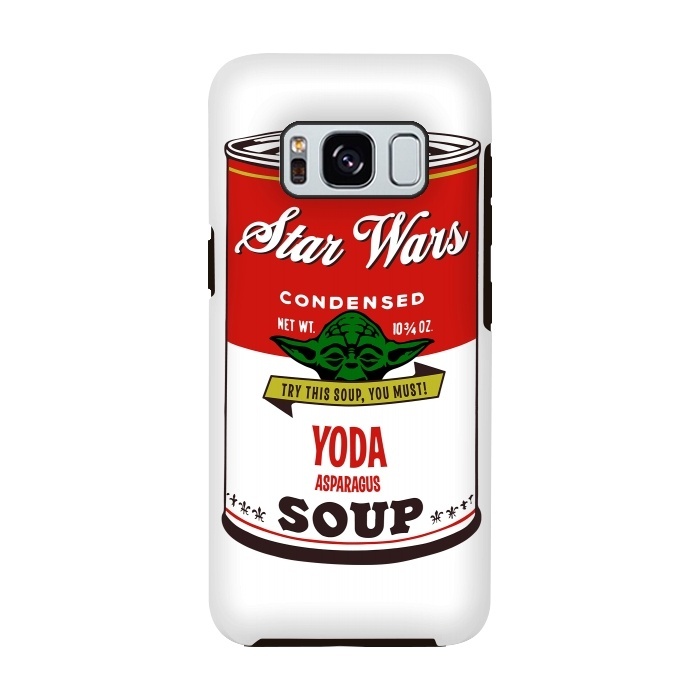 Galaxy S8 StrongFit Star Wars Campbells Soup Yoda by Alisterny