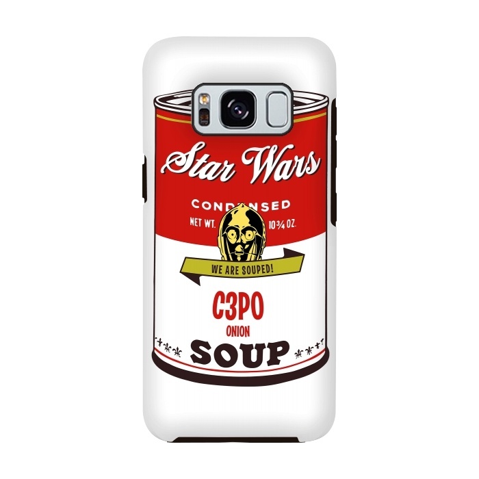 Galaxy S8 StrongFit Star Wars Campbells Soup C3PO by Alisterny