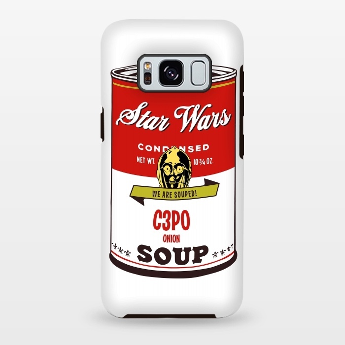 Galaxy S8 plus StrongFit Star Wars Campbells Soup C3PO by Alisterny