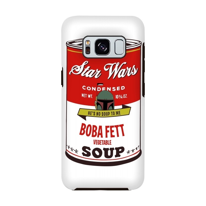 Galaxy S8 StrongFit Star Wars Campbells Soup Boba Fett by Alisterny