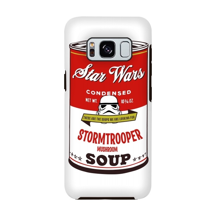 Galaxy S8 StrongFit Star Wars Campbells Soup Stormtrooper by Alisterny