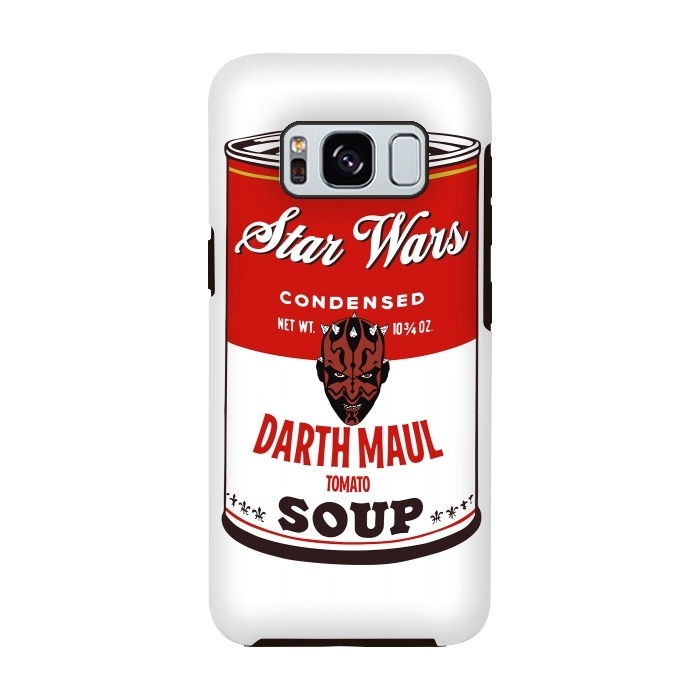 Galaxy S8 StrongFit Star Wars Campbells Soup Darth Maul by Alisterny