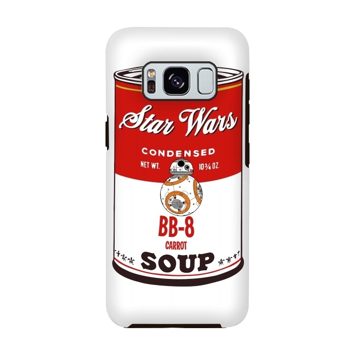 Galaxy S8 StrongFit Star Wars Campbells Soup BB-8 by Alisterny
