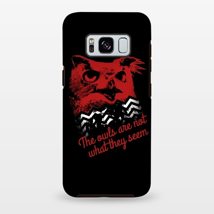 Galaxy S8 plus StrongFit Twin Peaks The Owls Are Not What They Seem by Alisterny