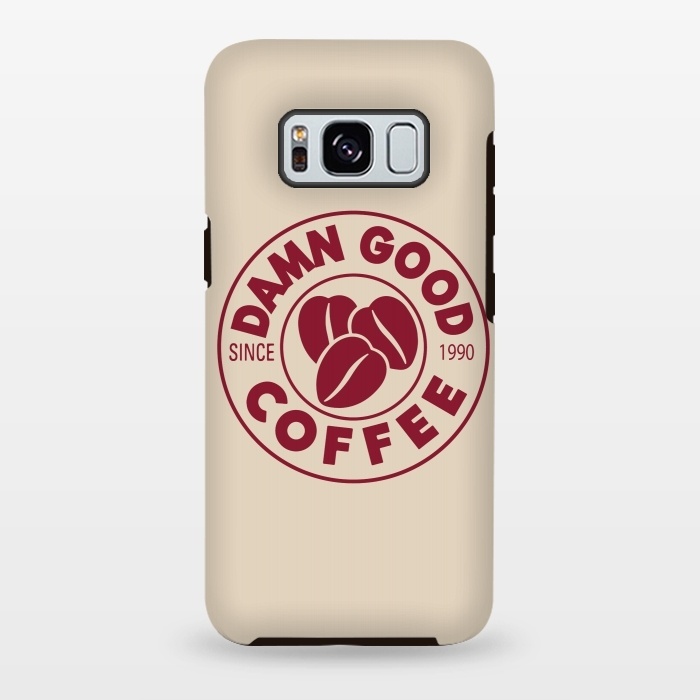 Galaxy S8 plus StrongFit Twin Peaks Damn Good Coffee Costa by Alisterny