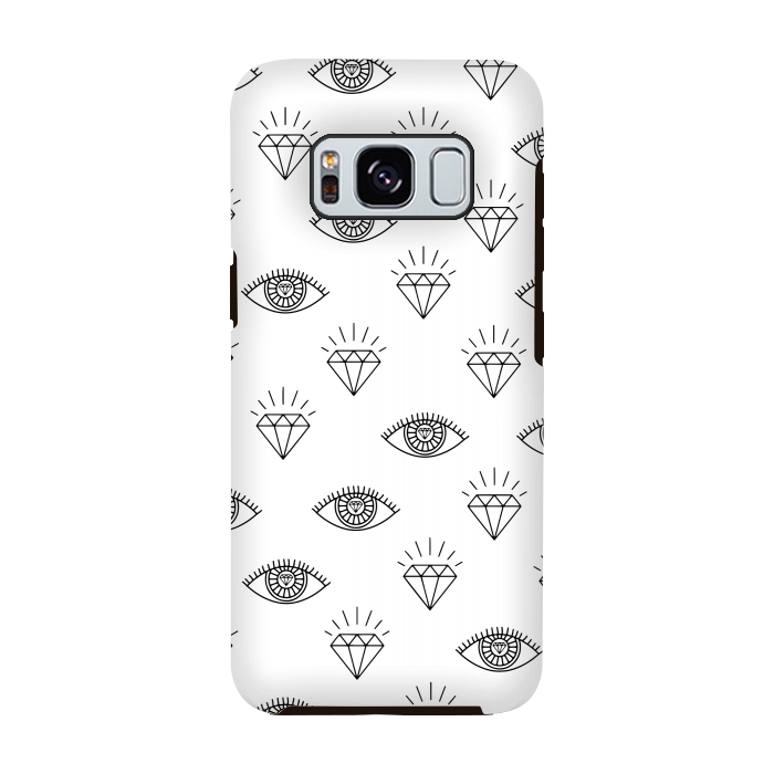 Galaxy S8 StrongFit Diamond Eyes by Uma Prabhakar Gokhale