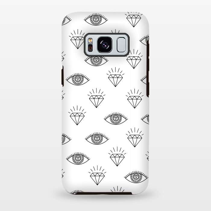 Galaxy S8 plus StrongFit Diamond Eyes by Uma Prabhakar Gokhale