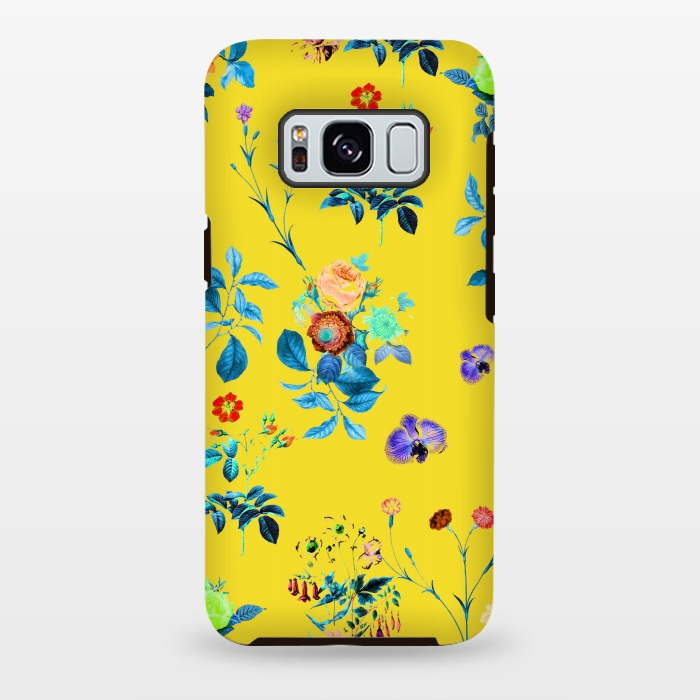 Galaxy S8 plus StrongFit Floral Shower II by Uma Prabhakar Gokhale