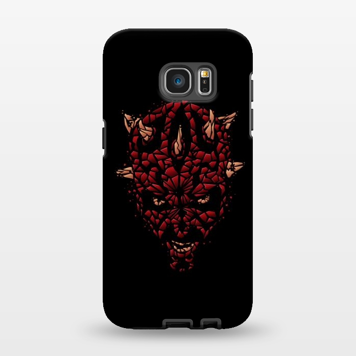 Galaxy S7 EDGE StrongFit SHATTERED EVIL by SKULLPY