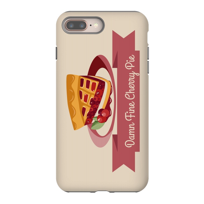 iPhone 7 plus StrongFit Twin Peaks Cherry Pie by Alisterny