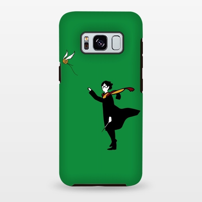 Galaxy S8 plus StrongFit Harry Potter Banksy Balloon by Alisterny