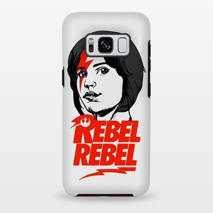 Galaxy S8 plus StrongFit Rebel Rebel Jyn Erso David Bowie Star Wars Rogue One  by Alisterny