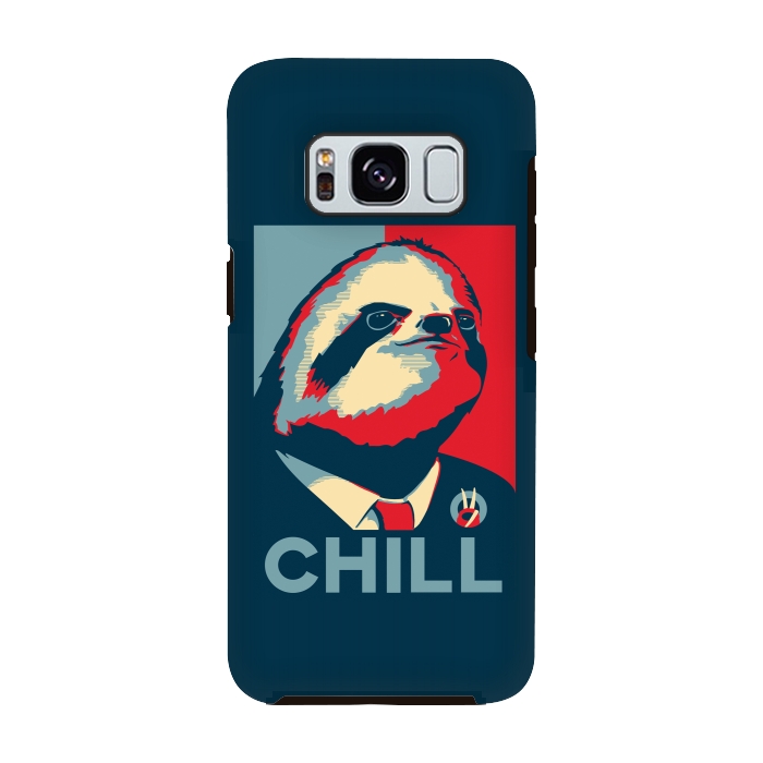 Galaxy S8 StrongFit Sloth For President by Grant Stephen Shepley