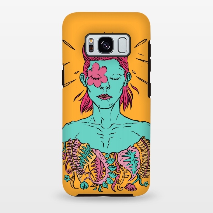Galaxy S8 plus StrongFit Bowie by Ilustrata
