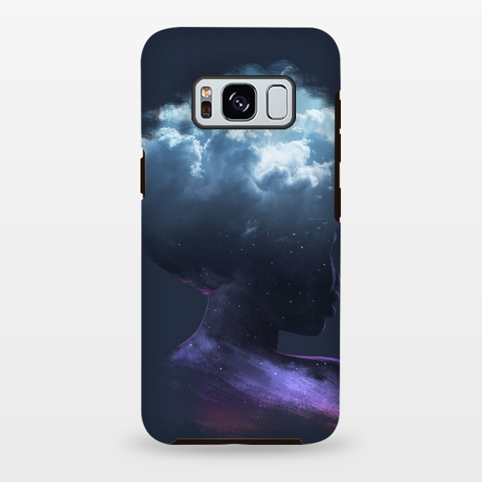 Galaxy S8 plus StrongFit HEAD ON THE CLOUDS by Ilustrata