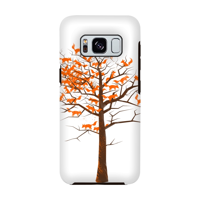 Galaxy S8 StrongFit Blazing Fox Tree by 38 Sunsets