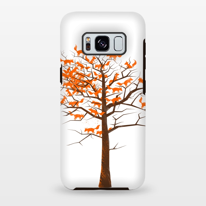 Galaxy S8 plus StrongFit Blazing Fox Tree by 38 Sunsets