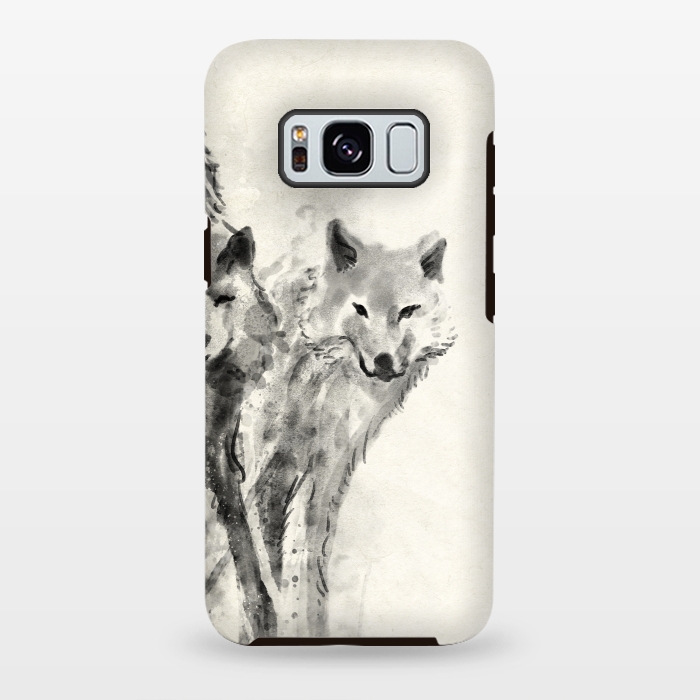 Galaxy S8 plus StrongFit Wild Wolf by 38 Sunsets